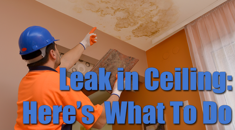 How To Stop Water Leakage From Ceiling