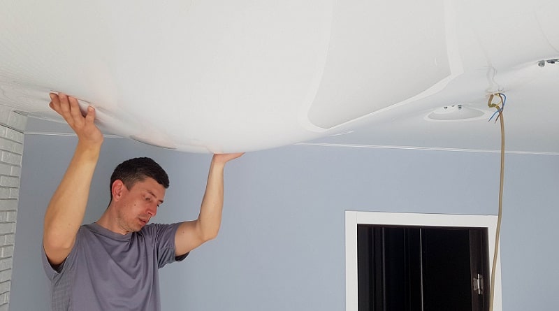 How To Fix A Water Bubble In The Ceiling Combaerdamage Com - How To Remove Old Paint From Bathroom Ceiling